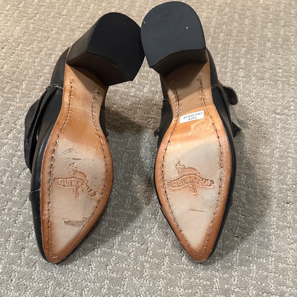Freebird by Steven Black and Brown Heeled Booties - Picture 7 of 7